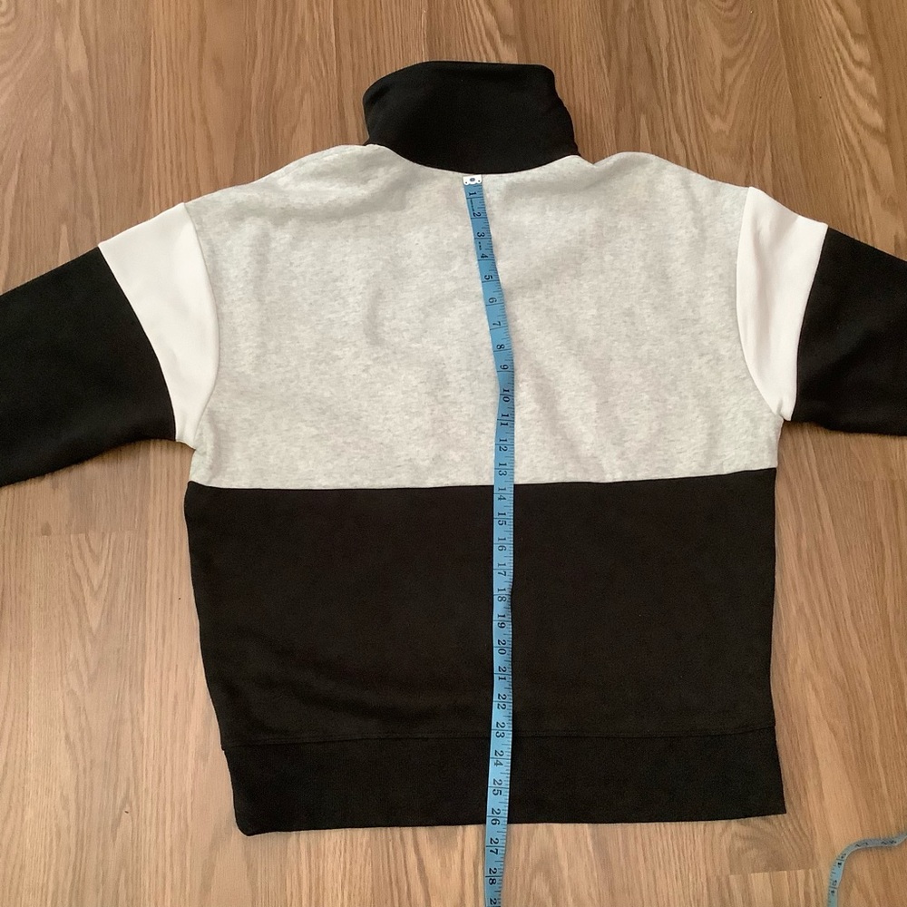 DSG Colorblock Women’s Size M Sweatshirt Snap Mock Neck Cotton Pullover NEW - Picture 5 of 15